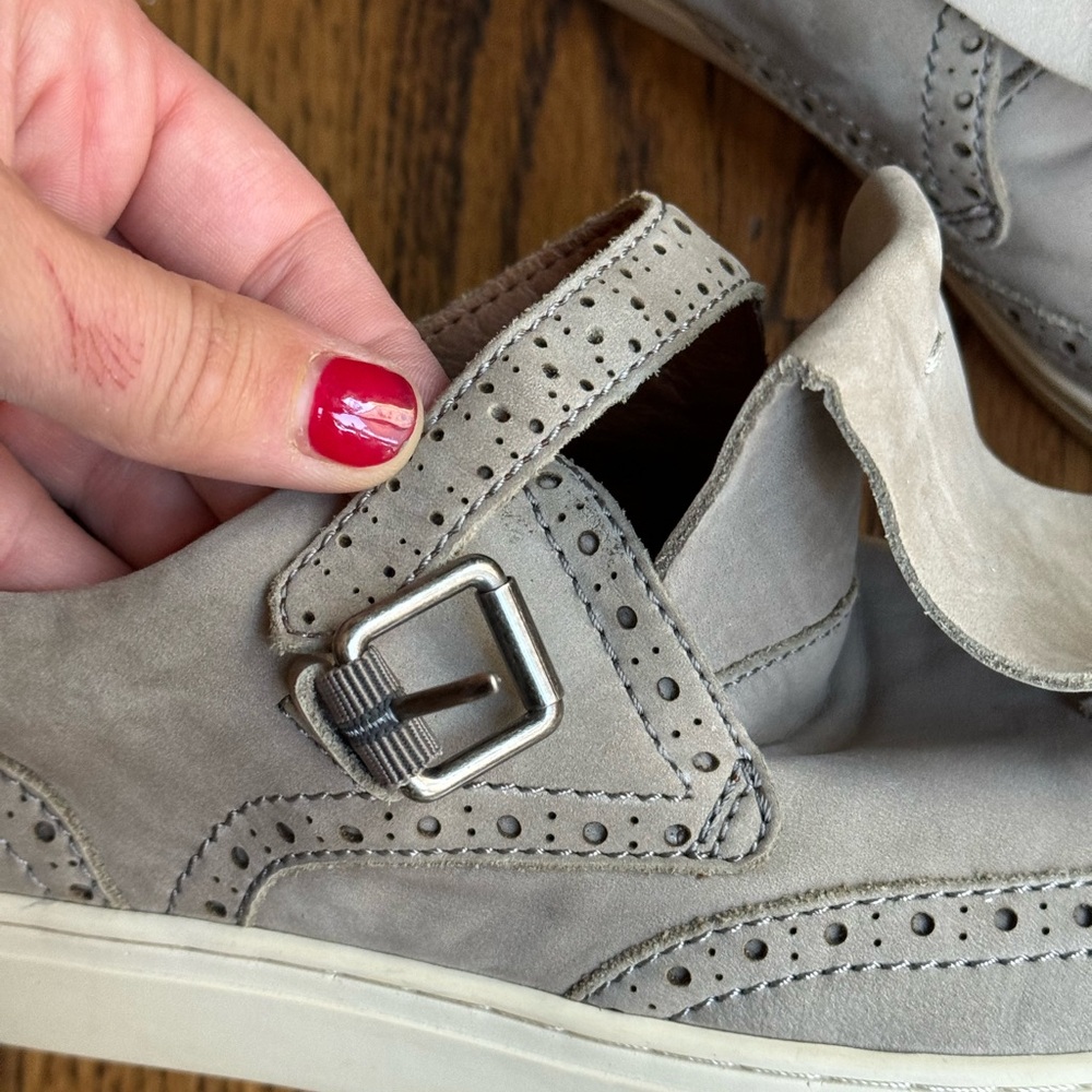 Frye Gemma Kiltie Grey leather Sneakers - Picture 10 of 16